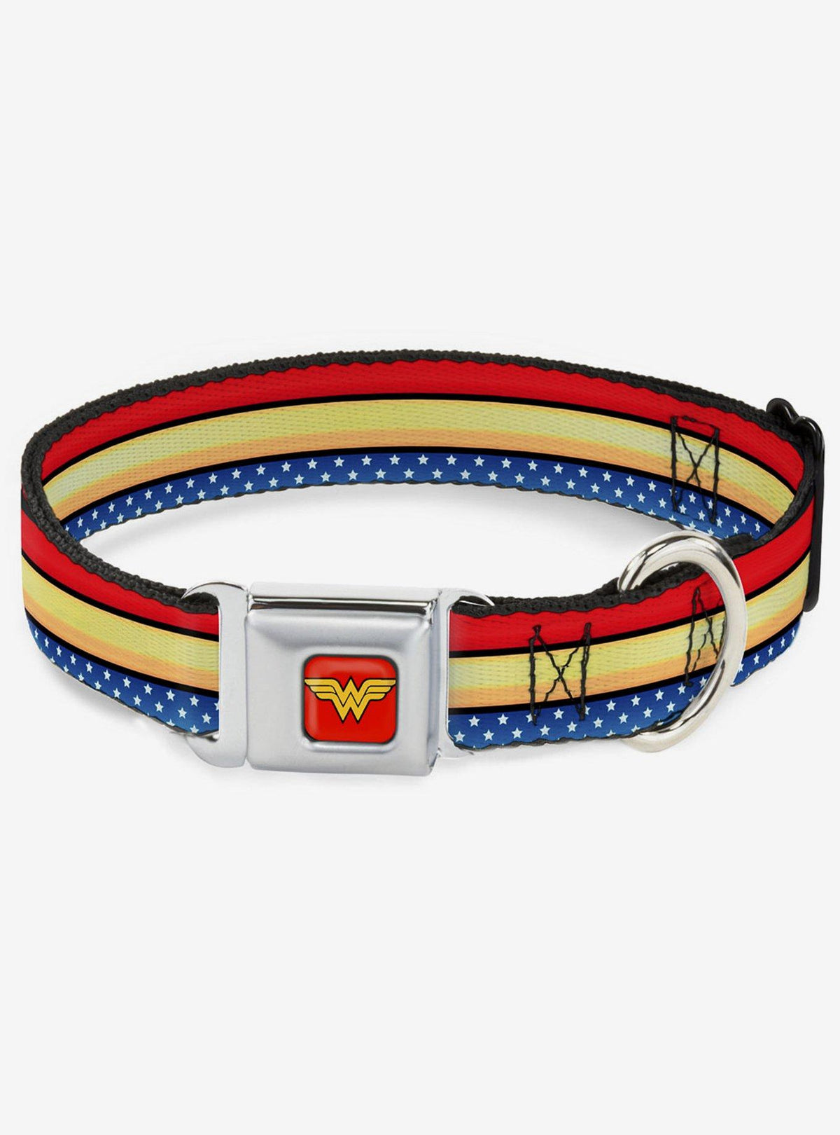 Collar para perro Wonder Woman con estrellas y franjas