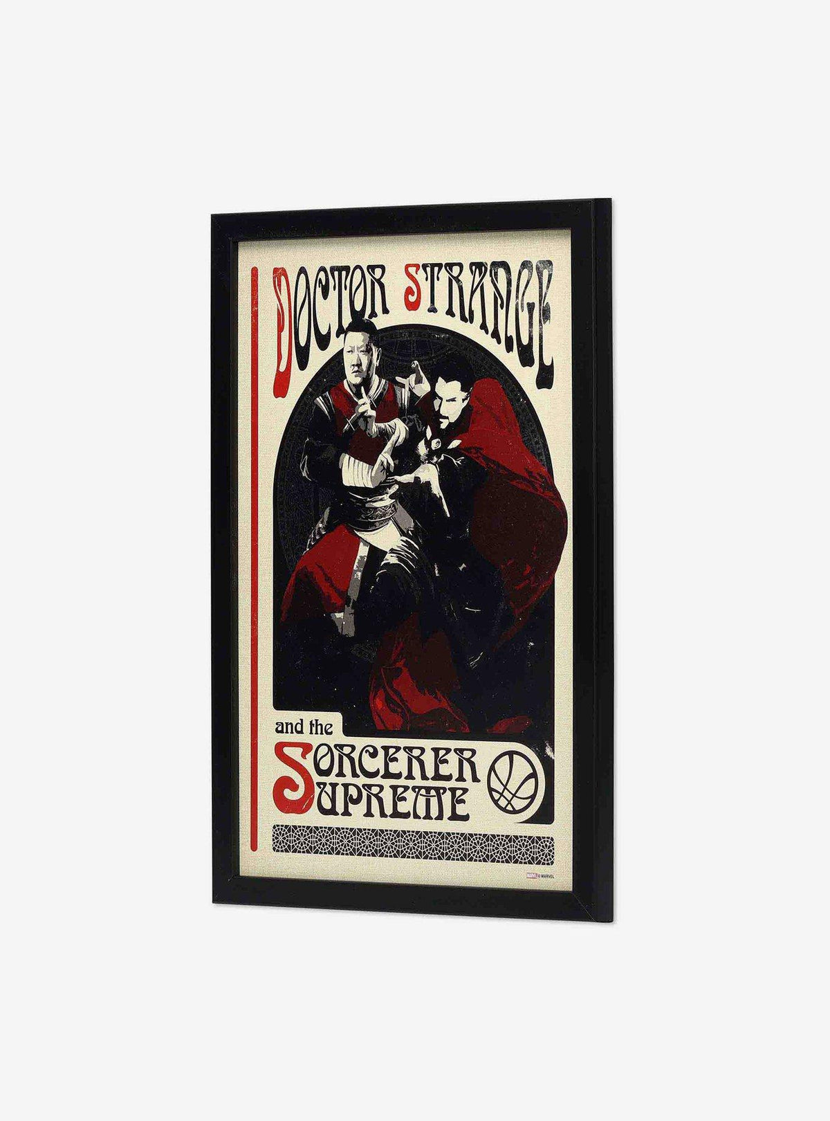 Cuadro enmarcado de madera Doctor Strange