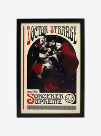 Cuadro enmarcado de madera Doctor Strange