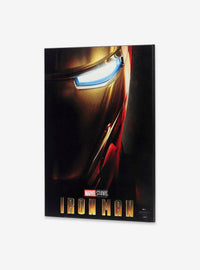 Cuadro de madera con póster de Iron Man