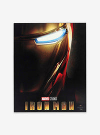 Cuadro de madera con póster de Iron Man