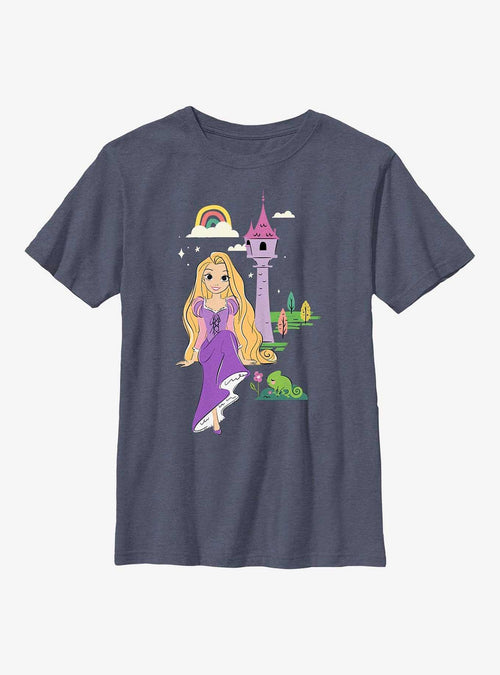 Polera juvenil Disney Tangled Rapunzel Doodle