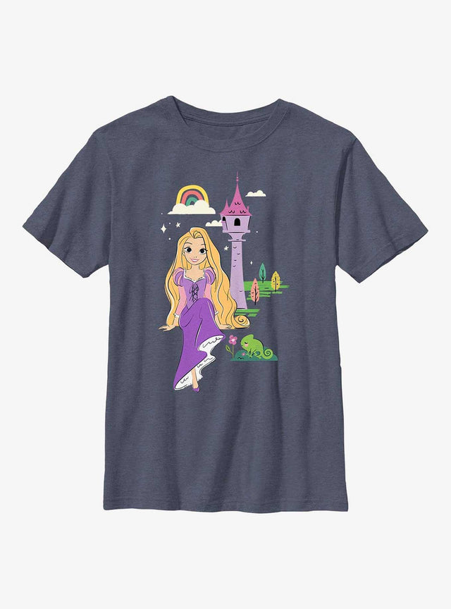 Polera juvenil Disney Tangled Rapunzel Doodle