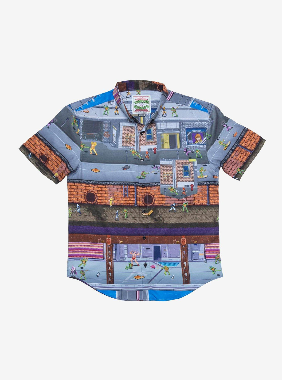 Camisa Las Tortugas Ninja Button Mashers