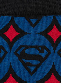 Calcetines de hombre Superman con círculos azules