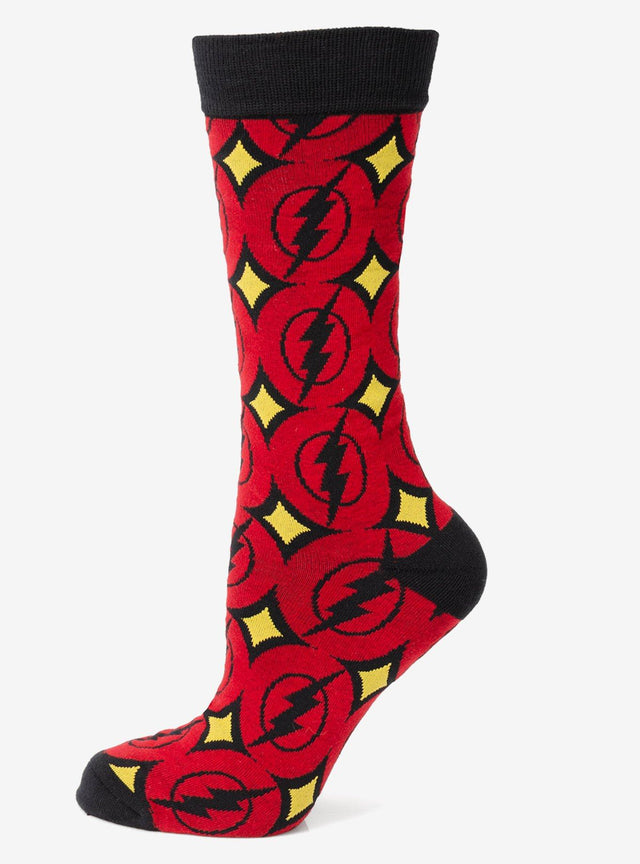 Calcetines de vestir rojos The Flash para hombre