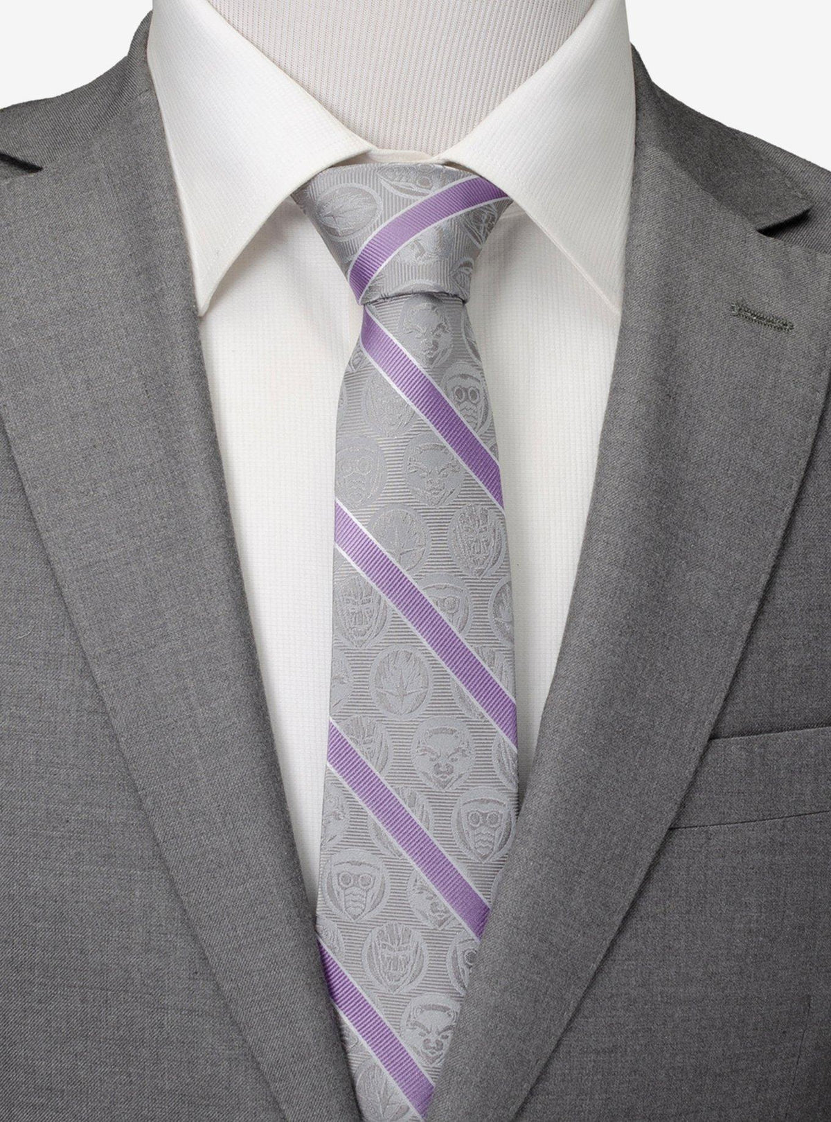Corbata gris a rayas de Guardians of the Galaxy