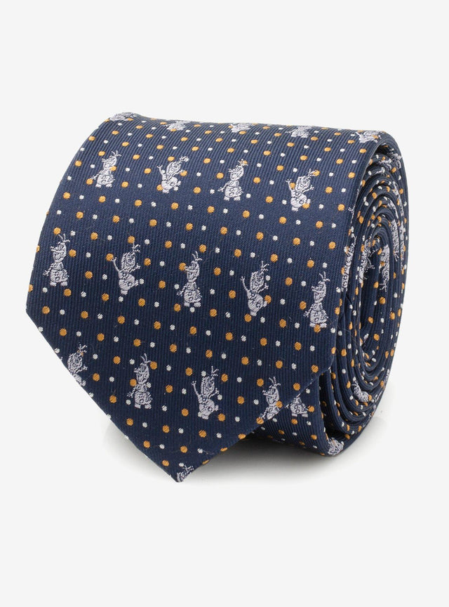 Corbata Disney Frozen con Olaf y puntos
