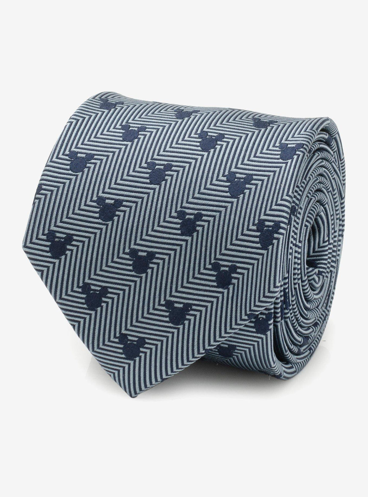Corbata azul espiga de Mickey Mouse para hombre