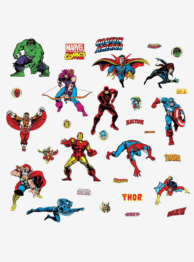 Stickers murales Marvel Avengers clásicos