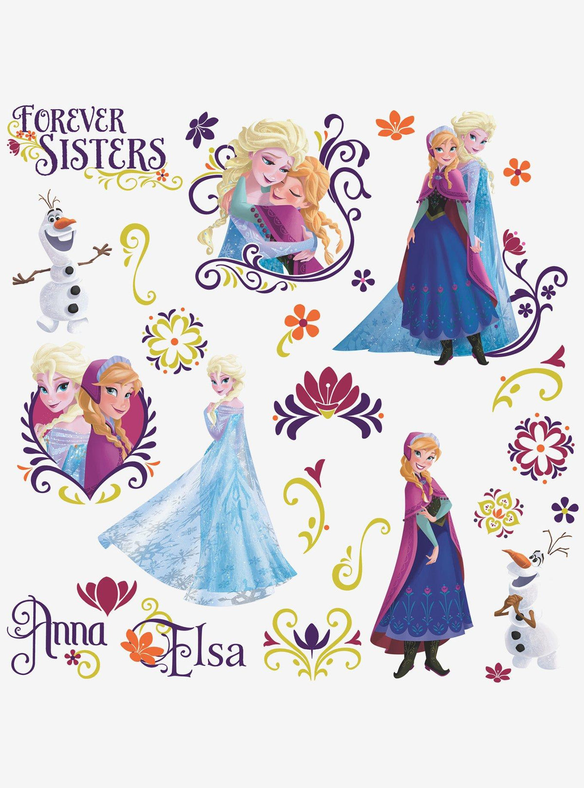 Adhesivos murales Frozen Primavera de Disney
