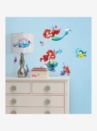 Disney La Sirenita: adhesivos decorativos para muro