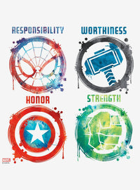 Adhesivos murales luminosos Marvel Avengers