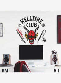 Stranger Things: calcos murales Hellfire Club