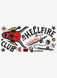 Stranger Things: calcos murales Hellfire Club