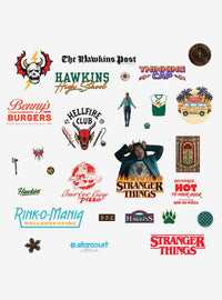 Stickers murales Stranger Things: íconos de temporada 4