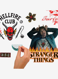 Stickers murales Stranger Things: íconos de temporada 4