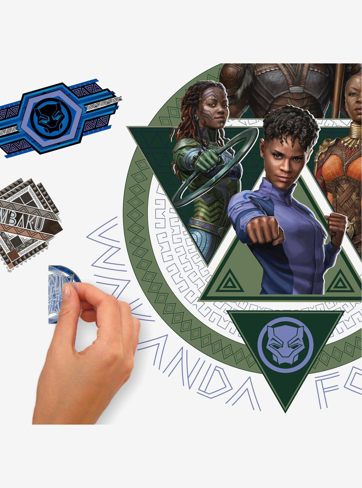 Calcomanías murales Marvel Black Panther: Wakanda Forever