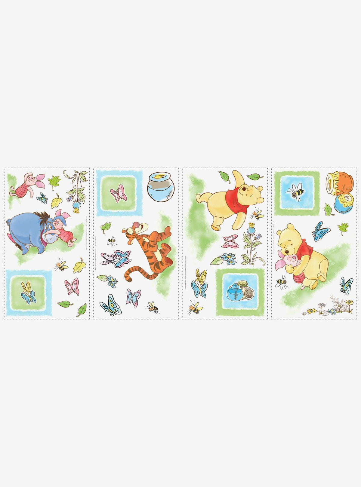 Adhesivos de pared Winnie the Pooh para niños pequeños