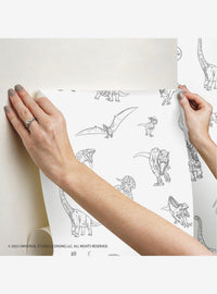 Papel mural autoadhesivo Jurassic World