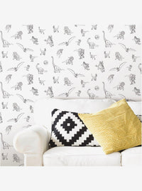 Papel mural autoadhesivo Jurassic World