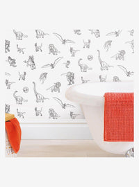 Papel mural autoadhesivo Jurassic World
