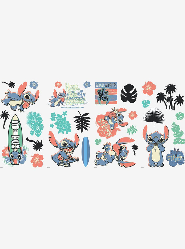Adhesivos de muro Disney Lilo & Stitch Surf's Up