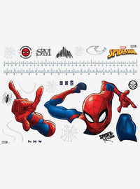 Set de adhesivos murales Spider-Man con medidor de altura