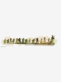The Hobbit: adhesivo mural con frase