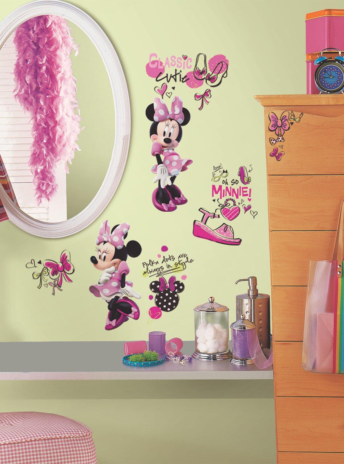Adhesivos de muro Minnie Fashionista
