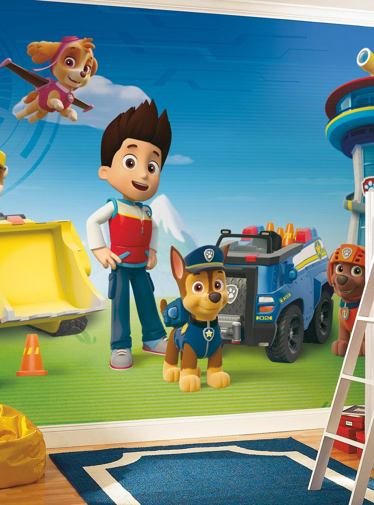 Mural preencolado XL de Paw Patrol