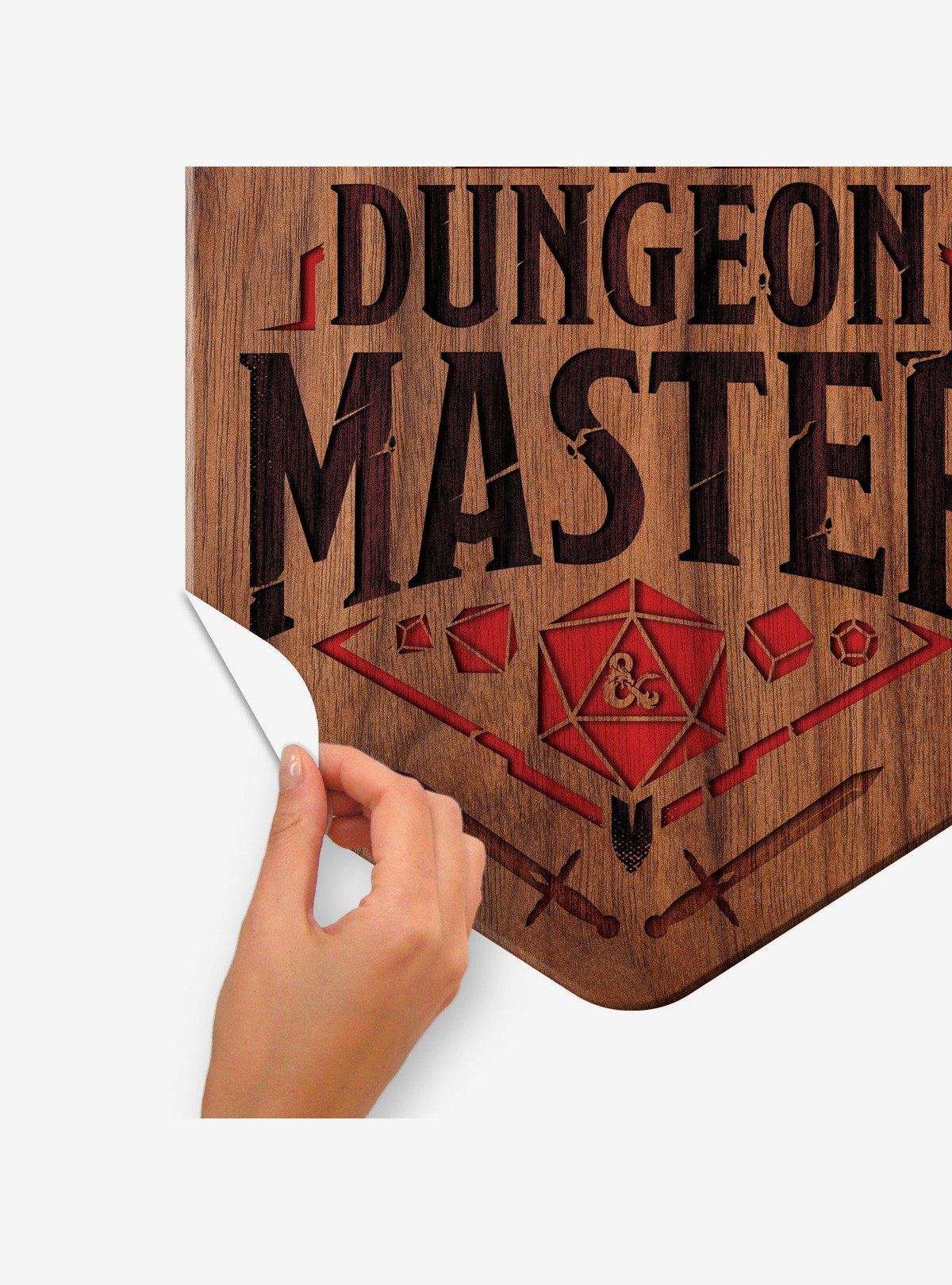 Dungeons & Dragons Adhesivo mural gigante con alfabeto
