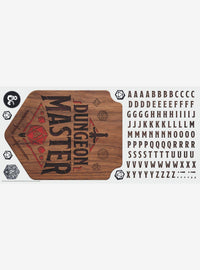 Dungeons & Dragons Adhesivo mural gigante con alfabeto