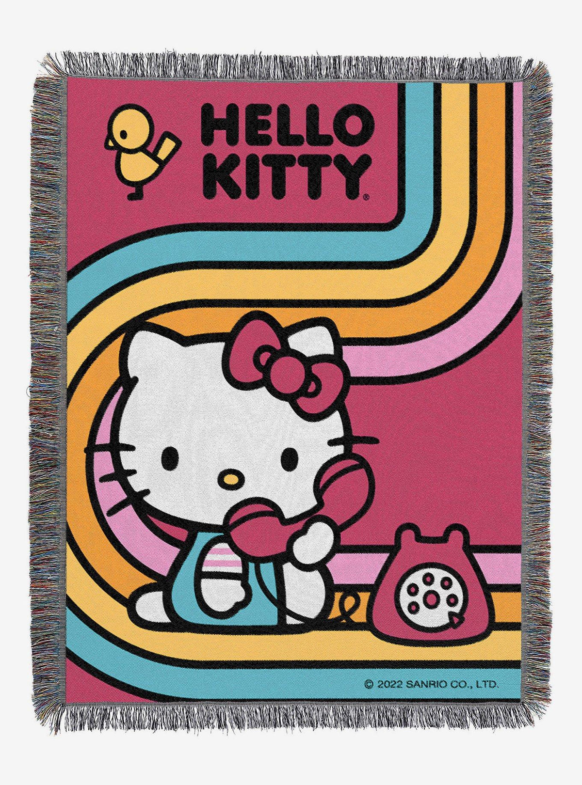 Manta tapiz tejida Hello Kitty: Hablemos · Space Store