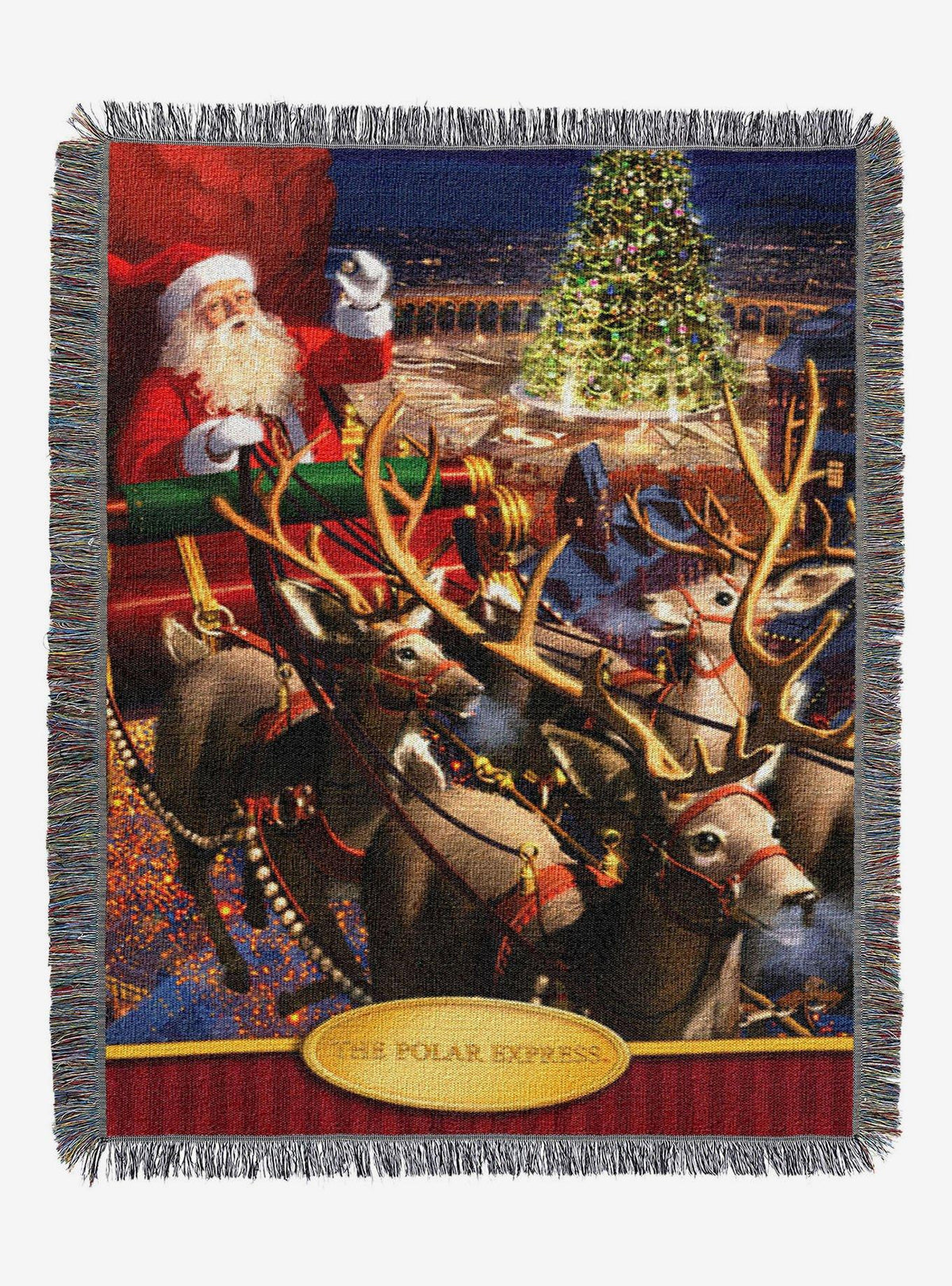 The Polar Express: Manta tejida Vuelo de Santa