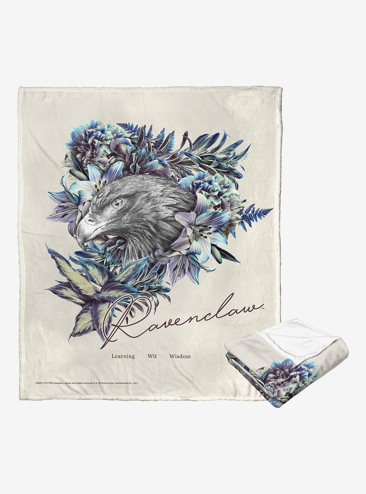 Manta Harry Potter Ravenclaw de tacto sedoso