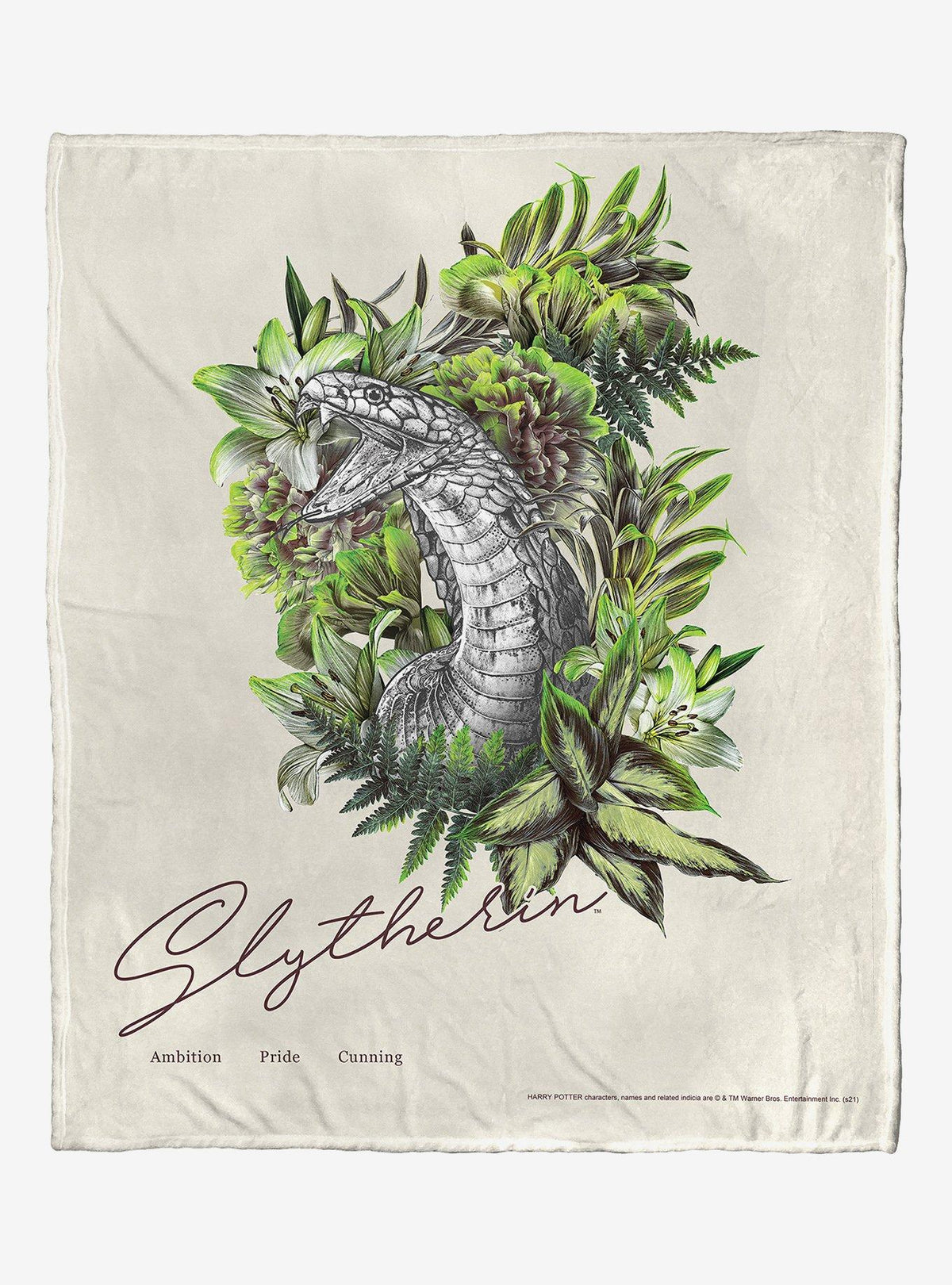 Harry Potter: Manta Slytherin de tacto sedoso