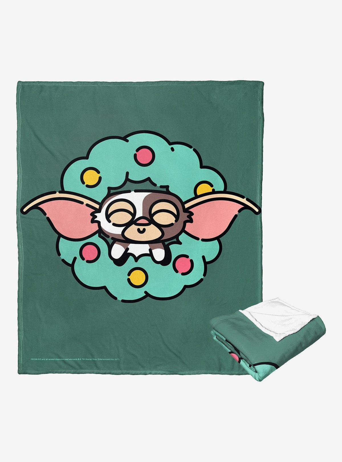 Manta Gremlins Gizmo Festivo de tacto sedoso