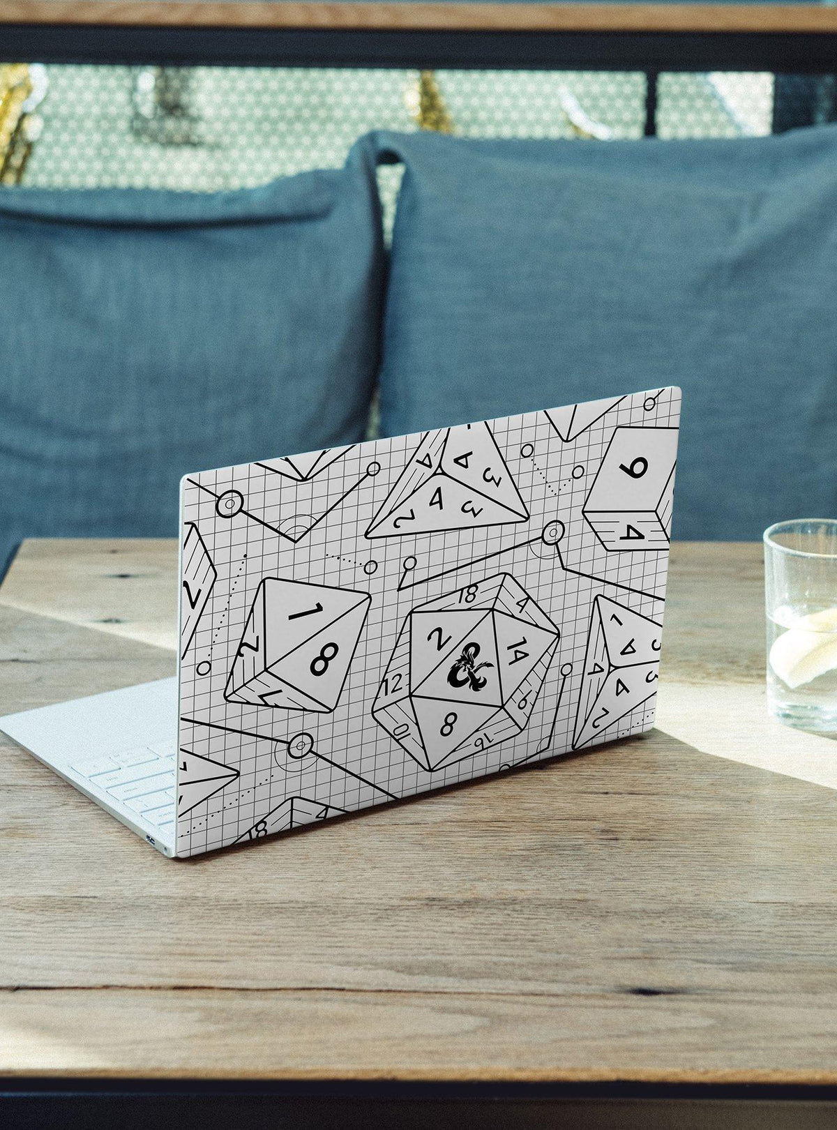 Papel mural autoadhesivo Dungeons & Dragons blanco