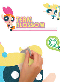 Powerpuff Girls: adhesivos murales gigantes con alfabeto
