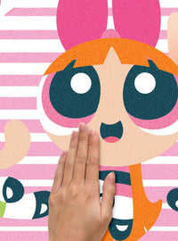 Powerpuff Girls: adhesivos murales gigantes con alfabeto