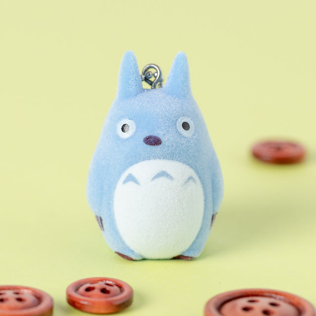 Llavero flocado de Totoro mediano