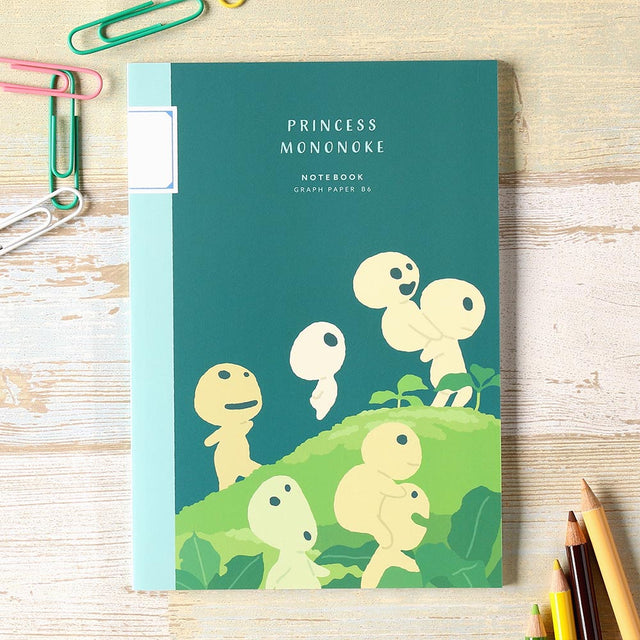 Cuaderno B6 de Princess Mononoke con Kodama