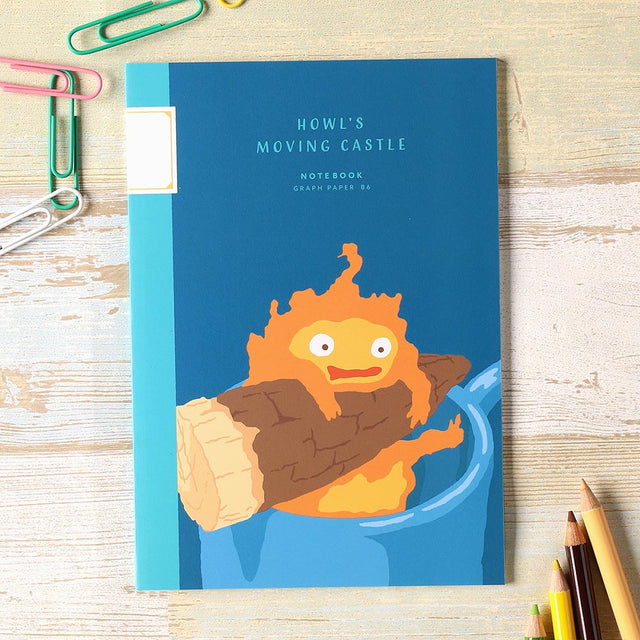 Cuaderno B6 Howl's Moving Castle Calcifer