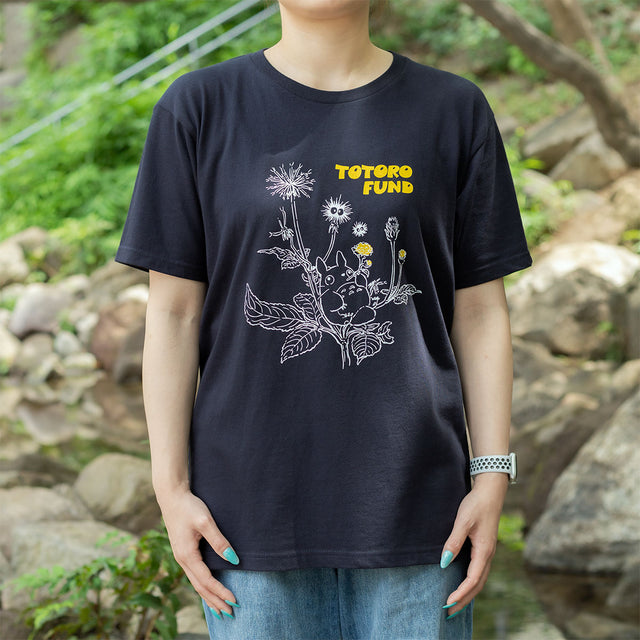 Polera Totoro y Sendangusa azul marino