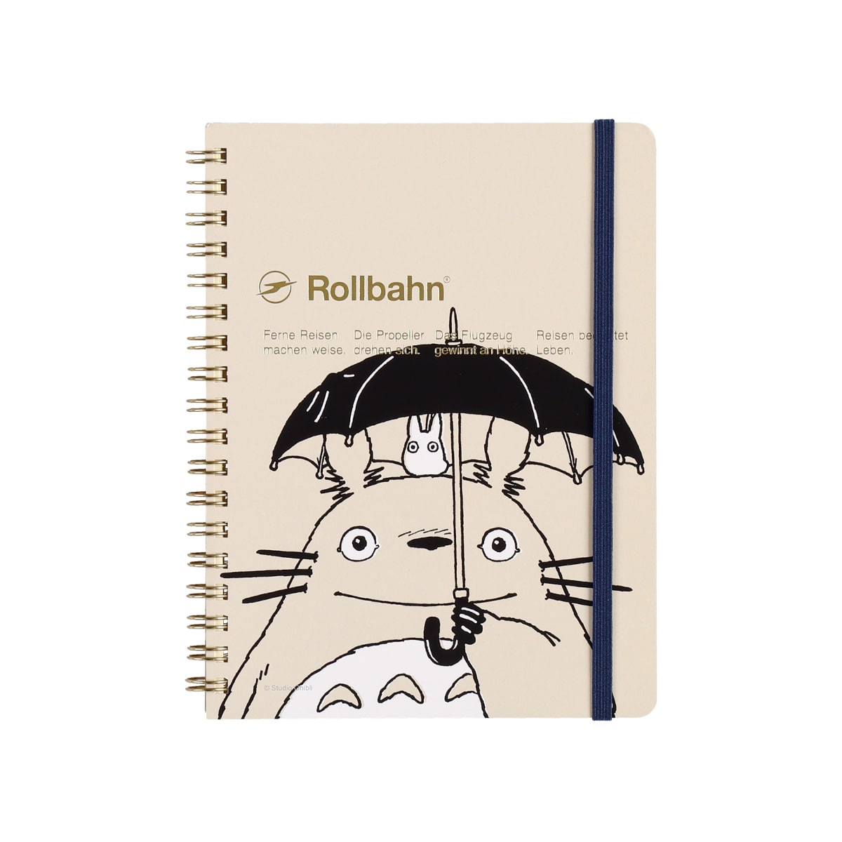 Cuaderno Rollbahn Mi vecino Totoro con bolsillos (Beige)