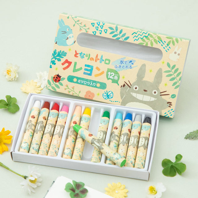 Mi vecino Totoro: Set de crayones de hojas coloridas