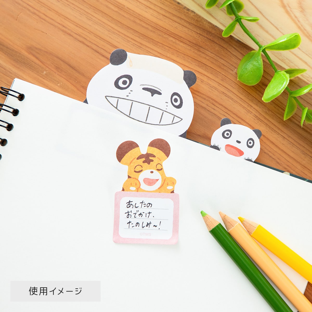 Set de notas adhesivas Panda Kopanda