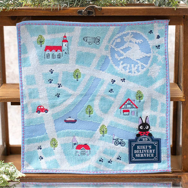 Kiki's Delivery Service: Toalla mini “Town Map”