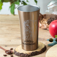 Vaso de acero inoxidable La princesa Mononoke 400 ml